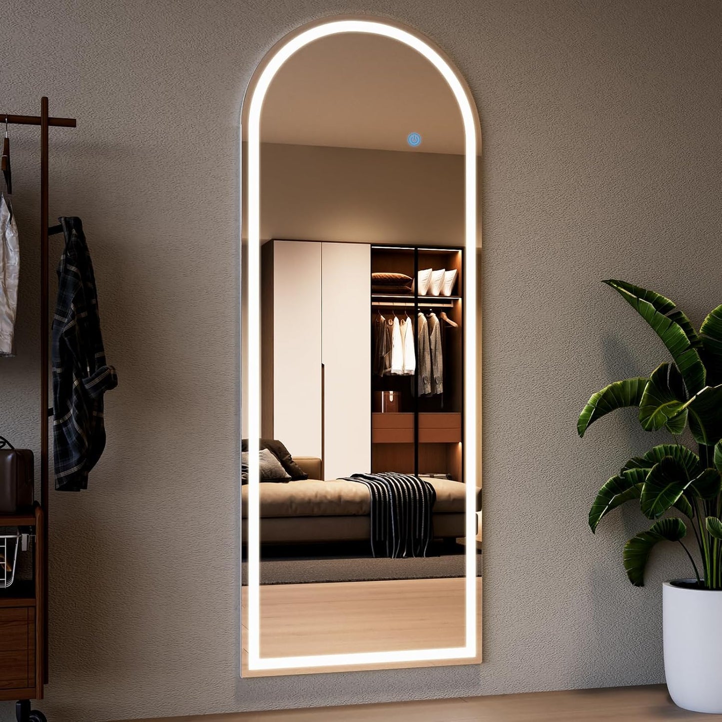Pinterest Spiegel mit Touch LED – Poliert 170x70 cm – Sale