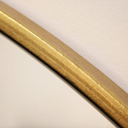 Großer moderner Pinterest-Spiegel mit Goldrahmen (180 x 119 cm) – Sonderangebot